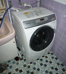 洗濯機 排水口 加工
